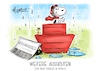 Cartoon: Weitere Aussichten (small) by Mirco Tomicek tagged hochwasser,europa,wasser,starkregen,regen,pegel,fluss,flüsse,unwetter,snoopy,peanuts,karikatur,pressekarikatur,cartoon,mirco,tomicek