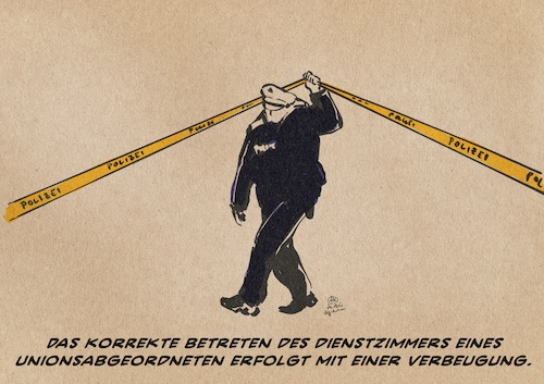 Cartoon: Sammelfreuden (medium) by Guido Kuehn tagged cdu,cau,union,korruption,cdu,cau,union,korruption