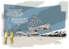 Cartoon: Abstandsregeln (small) by Guido Kuehn tagged windkraft,braunkohle,laschet,nrw,rwe,lützerath,fff
