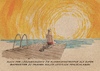 Cartoon: Badewetterkatastrophe (small) by Guido Kuehn tagged klima,klimawandel,klimakatastrophe,hitze,dürre,brandgefahr,umwelt,artensterben,zukunft,erde