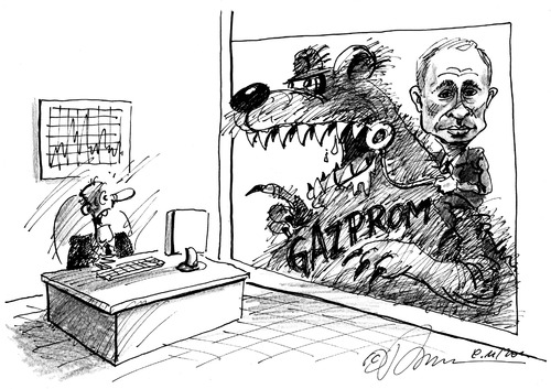 Cartoon: Putin (medium) by Darek Pietrzak tagged caricature