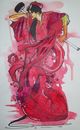 Cartoon: Beat of the Heart (small) by joellestoret tagged beat,of,the,heart,red,woman