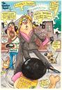 Cartoon: The interview (small) by dotmund tagged news,reporter,tv,interview,dog,factory