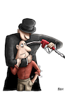 Cartoon: Armed robbery (small) by miguelmorales tagged oil,gas,prices,economy,crisis,companies,russia,ukraine,conflict,inflation