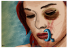 Cartoon: Silence (small) by miguelmorales tagged gender,violence,family,female,abuse,trauma