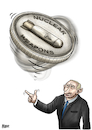 Cartoon: To bomb or not to bomb (small) by miguelmorales tagged putin,nuclear,weapon,threat,russia,ukraine,conflict