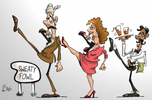 Cartoon: Fawlty towers (medium) by campbell tagged fawlty,towers,john,cleese