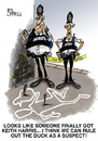 Cartoon: Keith Harris and Orville (small) by campbell tagged ventriloquist,dummy,murder,police,keith,harris