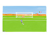 Cartoon: Goal alla Spina! (small) by nerosunero tagged football,jorginho,italy,italia,euro,2020,spain,spinazzola,spina