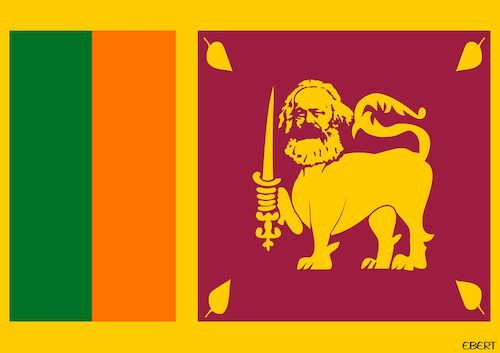 New flag of Sri Lanka