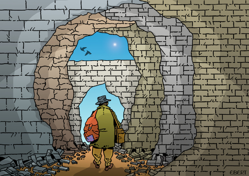 Cartoon: Walls (medium) by Enrico Bertuccioli tagged wall,walls,freedom,freedomofthought,freedomofspeech,freespeech,intolerance,tolerance,borders,religiousfreedom,oppression,repression,slavery,civilrights,politicalrights,personalliberty,censorship,political,politicalcartoon,politicalcartoons,editorialcartoon,editorialcartoons,wall,walls,freedom,freedomofthought,freedomofspeech,freespeech,intolerance,tolerance,borders,religiousfreedom,oppression,repression,slavery,civilrights,politicalrights,personalliberty,censorship,political,politicalcartoon,politicalcartoons,editorialcartoon,editorialcartoons