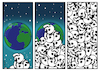 Cartoon: Escalation (small) by Enrico Bertuccioli tagged war,worldwar,atomicwar,nuclearwar,atomicbomb,bombing,military,victims,civilianvictims,death,life,security,safety,ccvilization,earth,world,newworldorder,political,politicalcartoon,politicalcartoons,editorialcartoon