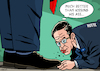 Cartoon: Mark Rutte (small) by Enrico Bertuccioli tagged markrutte,trump,donaldtrump,nato,otan,weapons,armsindustry,business,money,economy,unitedstates,war,worldwar,newworldorder,subjection,rearm,rearmeurope,defense,defensespending,political,politicalcartoons,politicalcartoon,editorialcartoon