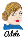 Cartoon: Adele (small) by caminante tagged adele