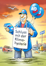 Cartoon: Blauäugig (small) by Harald Juch tagged hochwasser,afd,rechtsextrem,nazi,klima,klimawende,klimakrise,umwelt,wahlkampf,politik,parteien,notstand,harald,juch