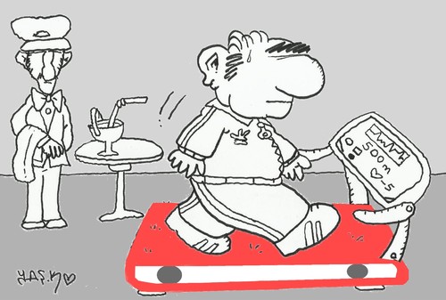 Cartoon: bad habit (medium) by yasar kemal turan tagged bad,habit