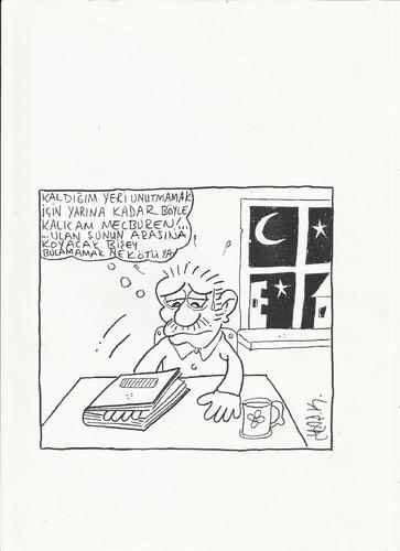 Cartoon: book (medium) by yasar kemal turan tagged book