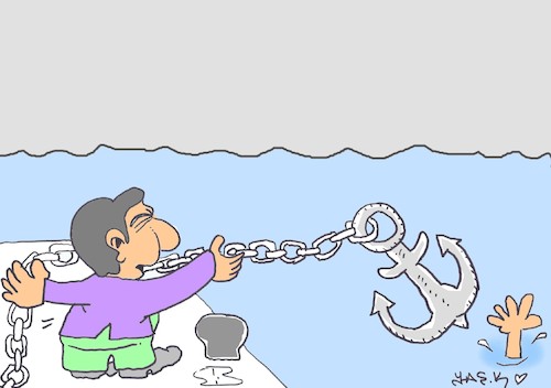Cartoon: capitalism (medium) by yasar kemal turan tagged capitalism