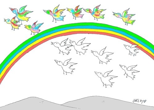 Cartoon: colors mess with (medium) by yasar kemal turan tagged mess,colors,with
