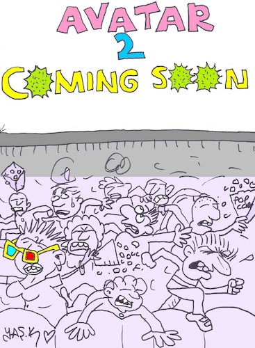 Cartoon: Coming soon (medium) by yasar kemal turan tagged coming,soon
