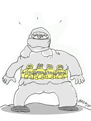 Cartoon: copy (medium) by yasar kemal turan tagged copy