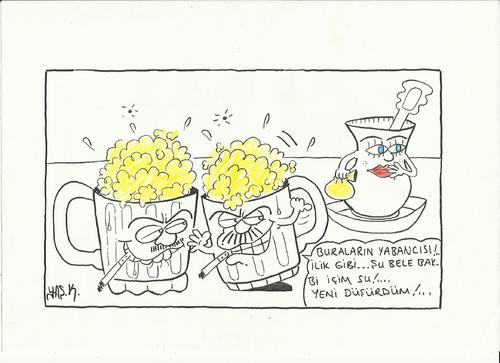 Cartoon: cups (medium) by yasar kemal turan tagged cups