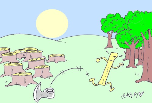 Cartoon: escape (medium) by yasar kemal turan tagged escape