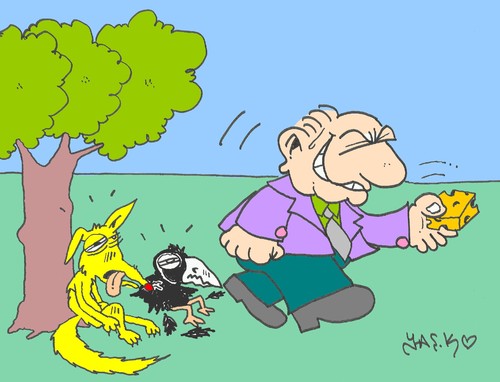 Cartoon: esurient (medium) by yasar kemal turan tagged esurient