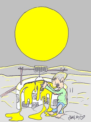 Cartoon: flood (medium) by yasar kemal turan tagged flood