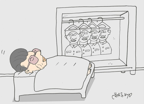 Cartoon: IL s (medium) by yasar kemal turan tagged il,kim,jong