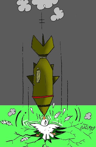 Cartoon: impact absorber (medium) by yasar kemal turan tagged impact,absorber