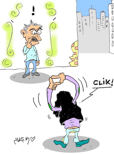 Cartoon: interim (medium) by yasar kemal turan tagged interim