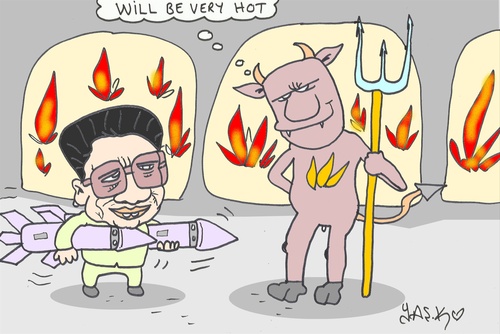 Cartoon: kim jong il (medium) by yasar kemal turan tagged kim,jong,il