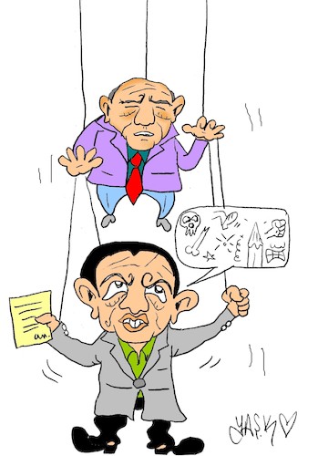 Cartoon: mafia in Turkey (medium) by yasar kemal turan tagged mafia,in,turkey