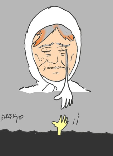 Cartoon: mother (medium) by yasar kemal turan tagged mother