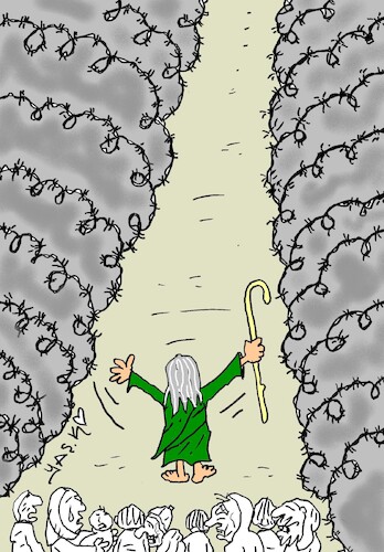 Cartoon: new transition (medium) by yasar kemal turan tagged new,transition