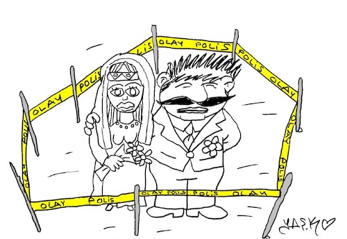 Cartoon: no comment (medium) by yasar kemal turan tagged no,comment