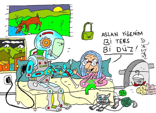 Cartoon: one upside down one right side (medium) by yasar kemal turan tagged one,upside,down,right,side