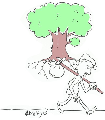 Cartoon: pain (medium) by yasar kemal turan tagged pain