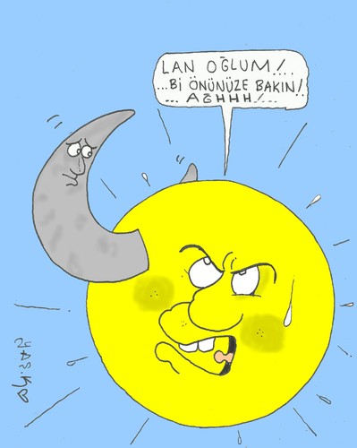 Cartoon: pierce (medium) by yasar kemal turan tagged pierce