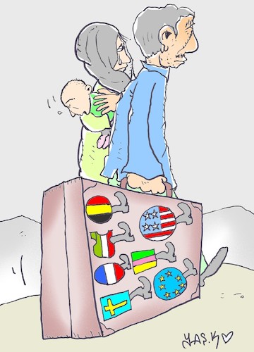 Cartoon: recidivist (medium) by yasar kemal turan tagged recidivist