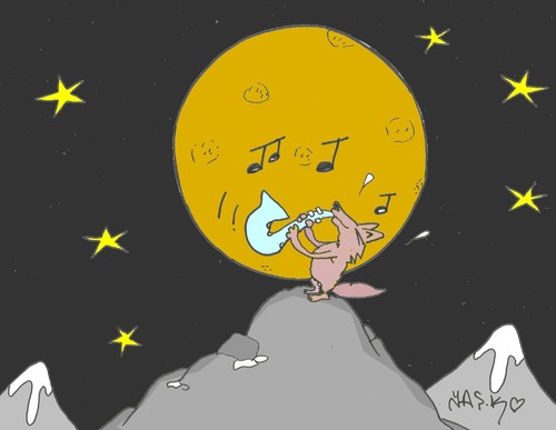 Cartoon: recital (medium) by yasar kemal turan tagged recital