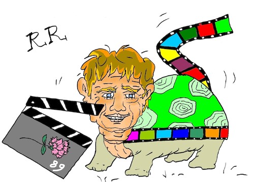 Cartoon: Robert Redford (medium) by yasar kemal turan tagged robert,redford