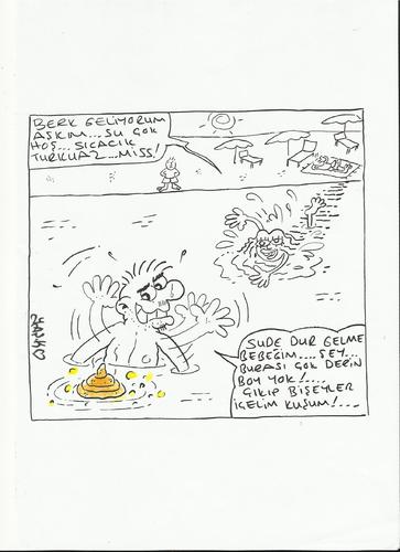 Cartoon: sea (medium) by yasar kemal turan tagged sea