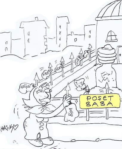 Cartoon: shrine (medium) by yasar kemal turan tagged shrine