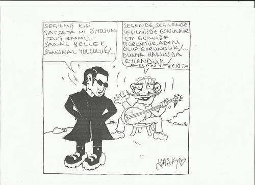 Cartoon: taci emmi (medium) by yasar kemal turan tagged emmi,taci