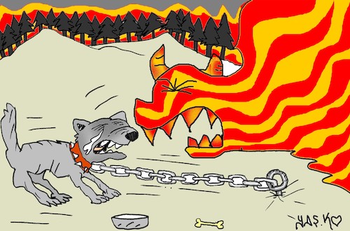 Cartoon: tied (medium) by yasar kemal turan tagged tied