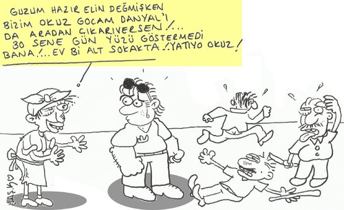 Cartoon: Turkey also of Irish tourists (medium) by yasar kemal turan tagged turkey,also,of,irish,tourists