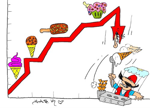 Cartoon: unfair competition (medium) by yasar kemal turan tagged unfair,competition