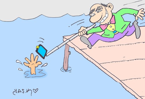 Cartoon: urgent (medium) by yasar kemal turan tagged urgent